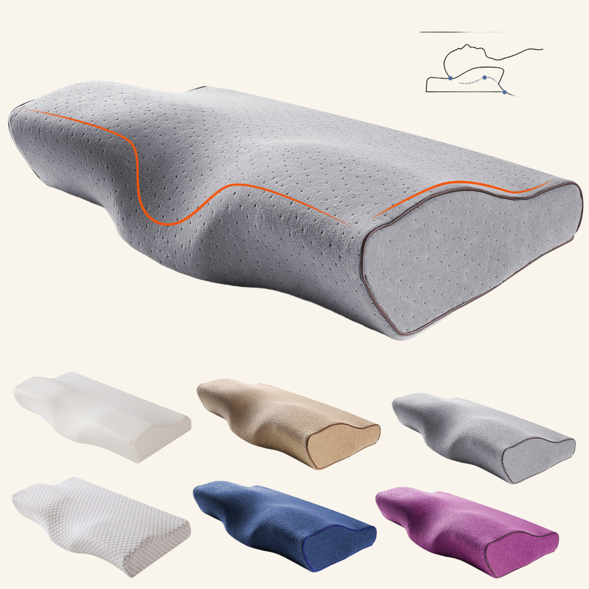 כרית אורטופדית לשינה עמוקה