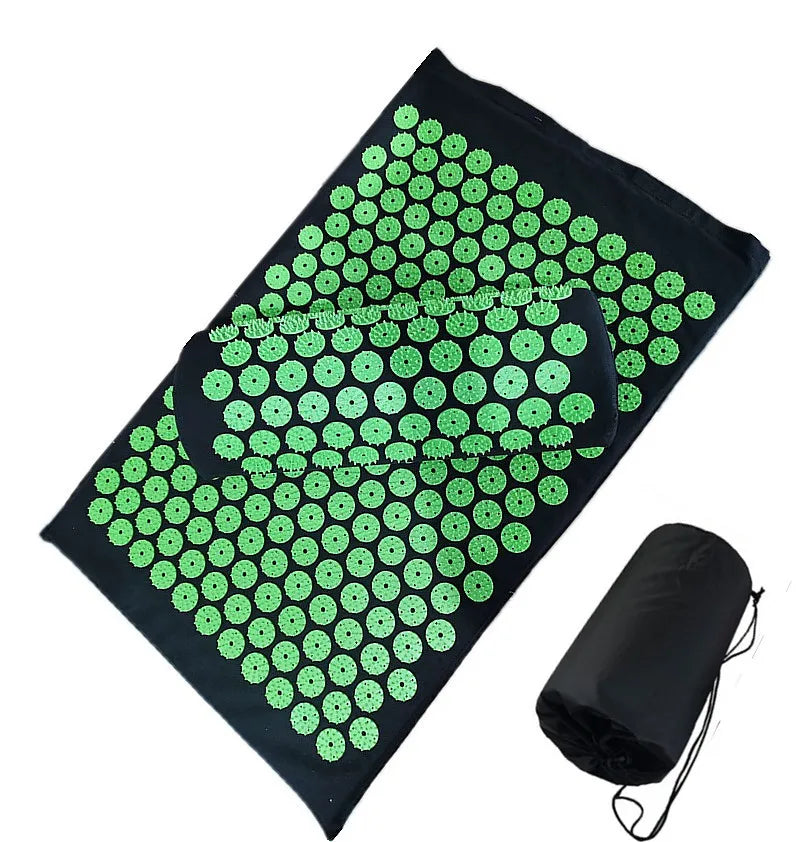 Massager Mat Shakti Mat Massage Yoga Mat Acupressure Relieve Stress Back Body Pain Spike Mat Acupuncture Massage Cushion