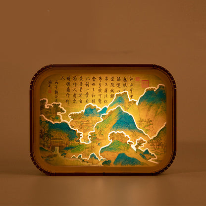 מנורת עץ יפנית לאווירה