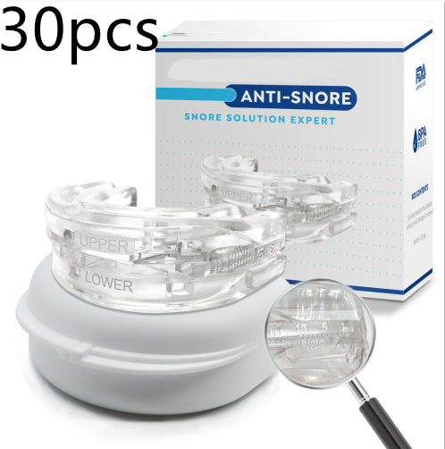 מגן שיניים מתכוונן להקלה בנחירות