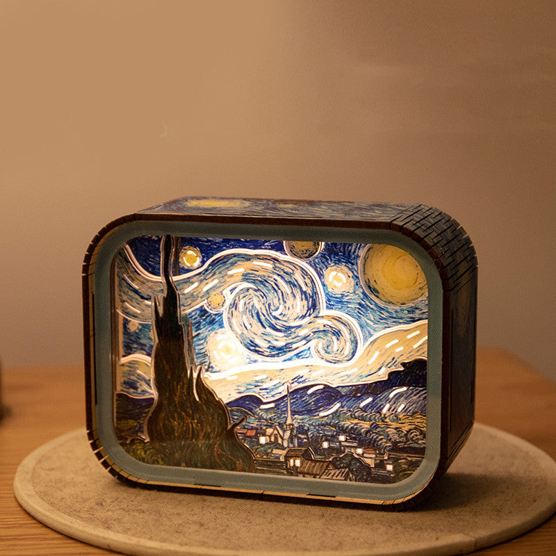 מנורת עץ יפנית לאווירה