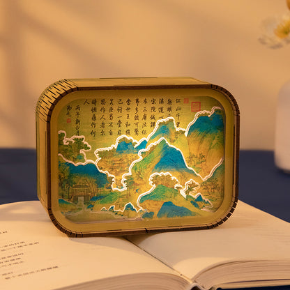 מנורת עץ יפנית לאווירה