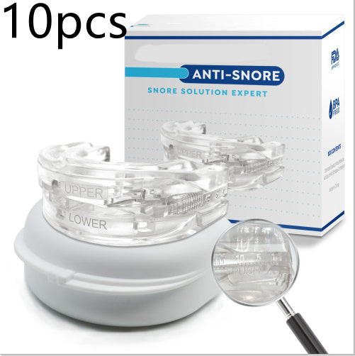 מגן שיניים מתכוונן להקלה בנחירות