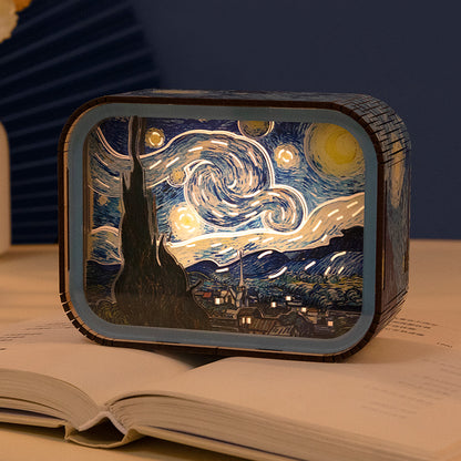 מנורת עץ יפנית לאווירה