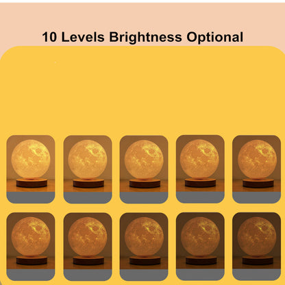 מנורת ירח מרחף