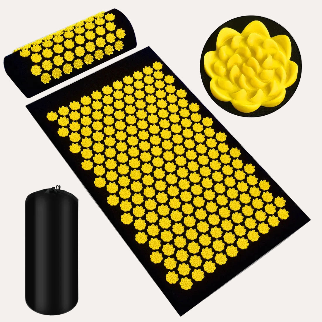 Massager Mat Shakti Mat Massage Yoga Mat Acupressure Relieve Stress Back Body Pain Spike Mat Acupuncture Massage Cushion