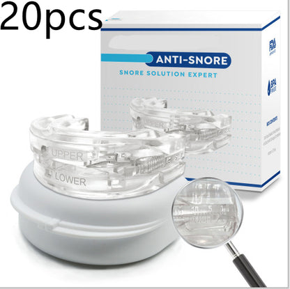 מגן שיניים מתכוונן להקלה בנחירות